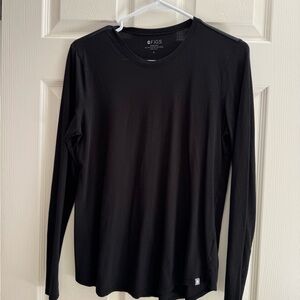 Figs Women’s Supersoft Longsleeve Underscrub | Black | Size Small